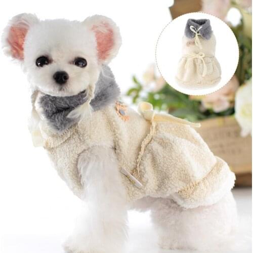 Lightweight Fashionable Pet Dogs Princess Dress Scarf Set Easy-wearing Pet Costume Pocket Winter одежда для собак