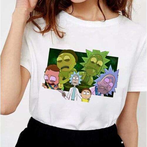 Summer Doctor Print T-shirt Women 90s Harajuku Tee Casual Short Sleeve Graphic Tops Summer tee shirt femme anime clothes