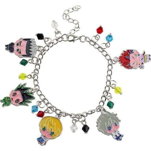 Anime Hunter X Hunter Cute Cartoon Bracelet DIY More Bangle Bracelet Chain Cosplay Jewelry Props Women Wristbands Gift