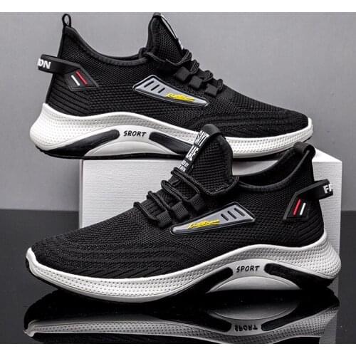 New fashion breathable mesh surface non-slip sole outdoor sports running fitness leisure sports mens shoes travel shoes