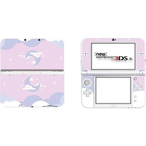 Starry Sky Cloud Full Cover Decal Skin Sticker for NEW 3DS XL Skins Stickers for NEW 3DS LL Vinyl Protector Skin Sticker