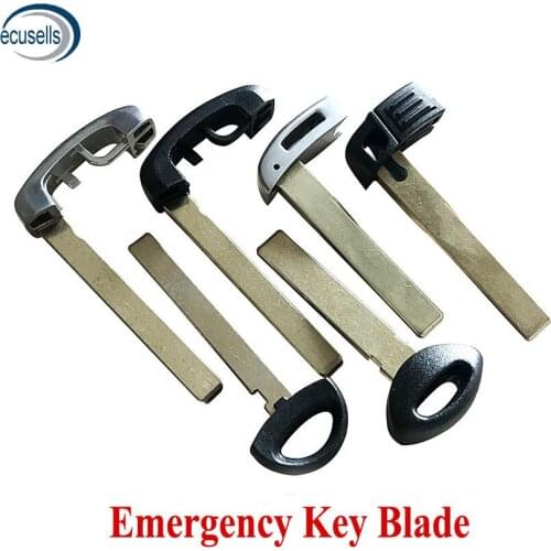 Uncut Blank Key Blade Smart Remote Key Fob Fit For BMW MiNi 3 5 6 7 series X5 X6 New 5 7 Series Emergency Key Blade