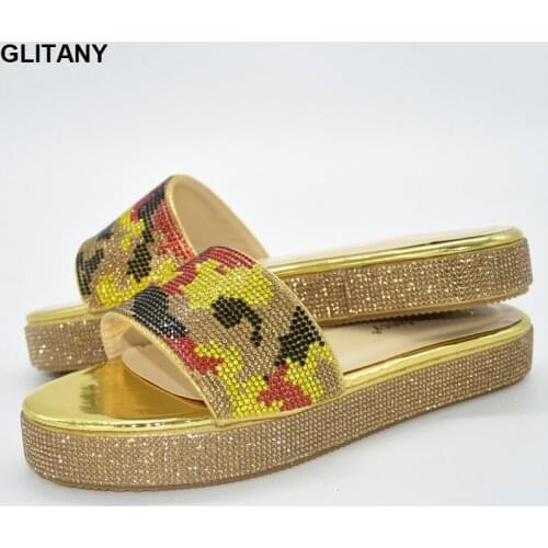 New Designer Shoe Women Luxury 2020 Italian In Women African Wedding Shoes Plus Size Shoes Women Rhinstone Women Shoes for Party