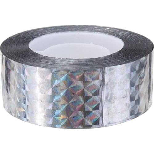 Bird Repellent Scare Tape Reflective Repeller Ribbon Pest Control Deterrent for Garden Double-Sided Reflection to Remove Birds