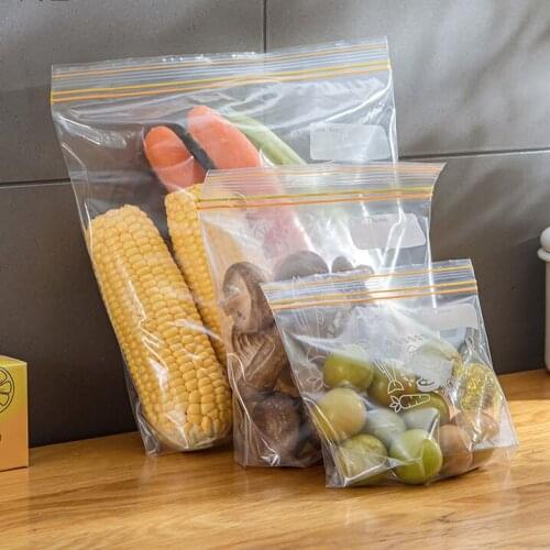 Fresh Keeping Bag For Vegetable Fruit Storage Freezing Preservation Sealed Bags Reusable Fresh-keeping Bag Food Organization