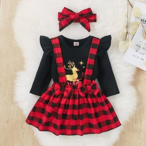 Checkered Mid-calf Dress For Toddler Baby Kids Girls Ruched Plaid Patchwork Strap Princess Dress Spring Clothes Платье 2021