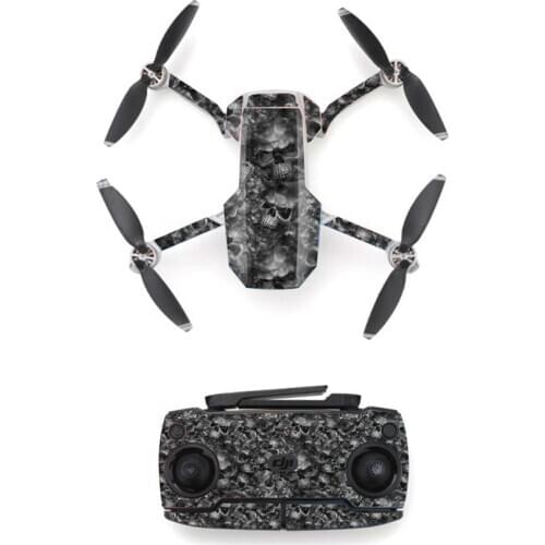 Cool Skull Style Skin Sticker for DJI Mavic Mini Drone And Remote Controller Decal Vinyl Skins Cover