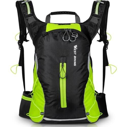 WEST BIKING 16L Cycling Knapsack Mountain Bike Bag Outdoor Backpack Leisure Light Travel Bag Riding Equipment Cycling Knapsack