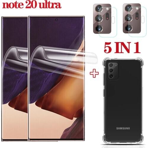 Screen Protector Film on For Samsung galaxy note 20 ultra Protective film galaxy s20 plus hydrogel film for Samsung note20 ultra