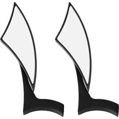 Rear View Mirror Triangular Adjustable Reflector Motorbike Left Right Side Glass for Dyna Travel Cruiser