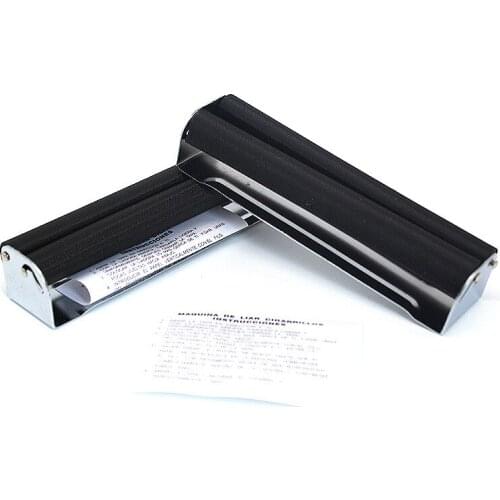High quality New 1pc 110MM Manual Metal Rolling Machine Tobacco Roller Cigarette Maker For Paper