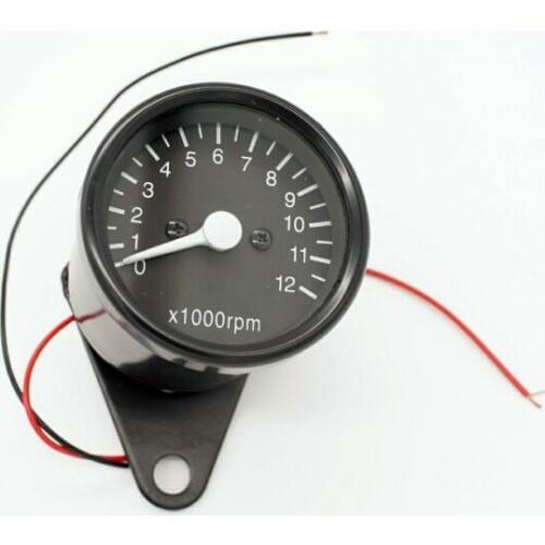 12000RPM Motorcycle Motor Speedometer Odometer Tachometer Motor Refit Instrument 2-4 Cylinder LED Backlight Motorbike Meter 12V