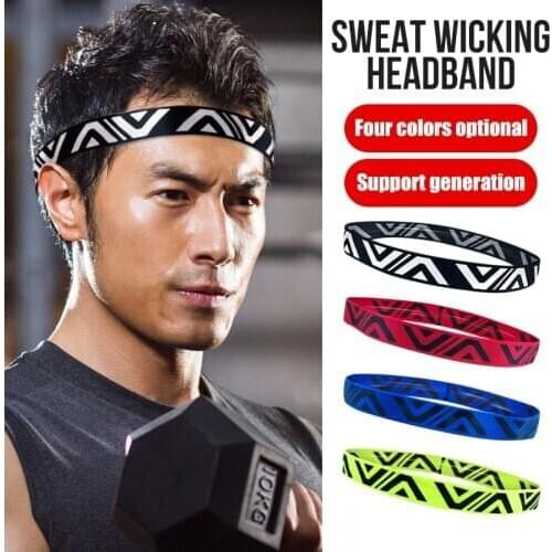 2020 Narrow Sports Antiperspirant Headband Breathable Sweat Absorbing With Silicone Antiskid Strip Apply To All Kinds Of Sport