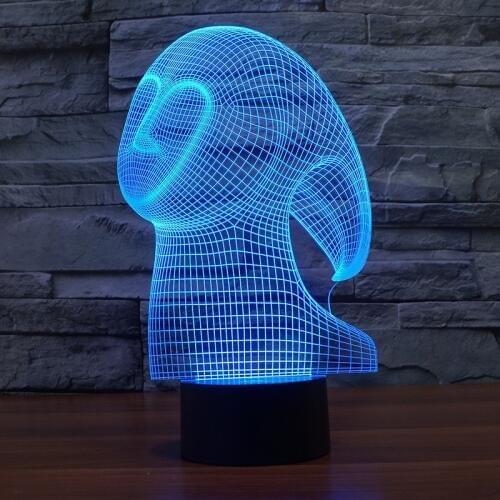 Abstract Creativity 3d Desk Lamp Colorful Stereo Led Usb Table Lamps For Living Room Childrens room decoration 3D night light