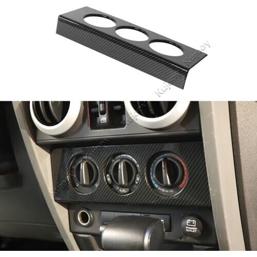 ABS Car Air Conditioning Panel Frame Cover Guard Protect Decor for Jeep Wrangler JK 2007-2010 Car Styling Accessories