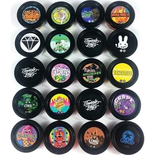 30g 25pcs Tin Cans Sealed Storage Box Labels Tuna Stickers Jars Small Round Empty Box Can Smoke Cream Wax Oil Balm Container