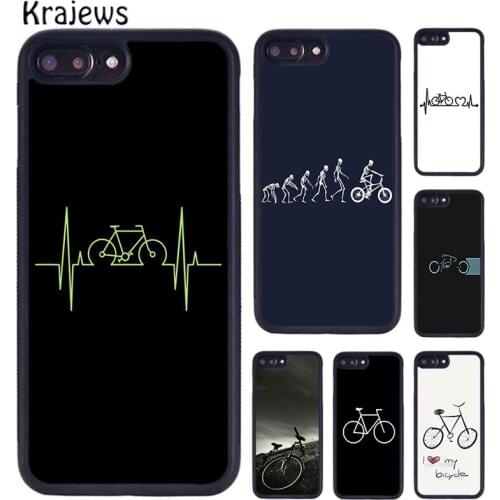 Krajews Beat heart BIKE CYCLING Sport Phone Case Cover For iPhone 5 6s 7 8 plus X XR XS 11 12 pro max Samsung Galaxy S8 S9 S10