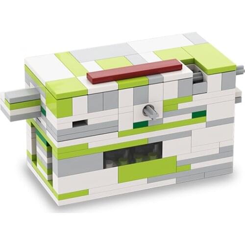 Decrypt Storage Box Building Blocks Intelligence Puzzle Case Bricks Idea Decryption Assemble MOC Toys Children Birthday Gift