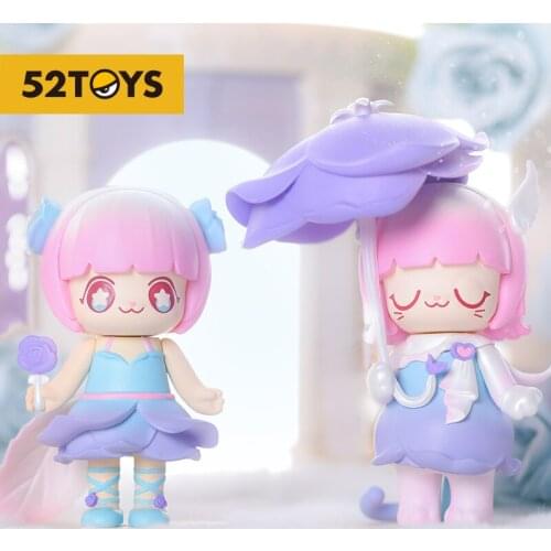 Blind Box Kimmy&Miki Blue Rose Limited Figures Action Toys for Girls Kawaii Collection Model Birthday Gift Desktop Ornaments