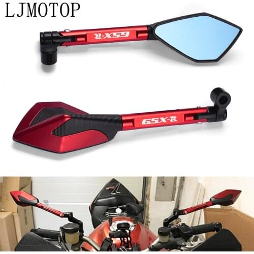 GSXR CNC ALUMINUM custom motorcycle rearview Side mirrors 8mm 10mm For SUZUKI GSXR GSX-R 600 750 1000 K1 K2 K3 K4 K5 K6 K7 K8 K9