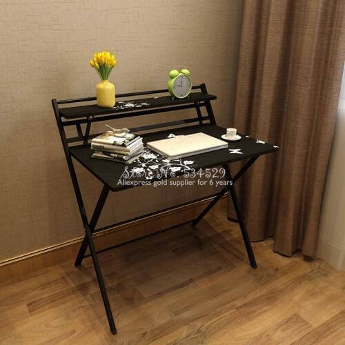 21%Computer Table Desktop Simple Folding Table Study Desk Desk Simple Home Student Office Multi-function Small Table