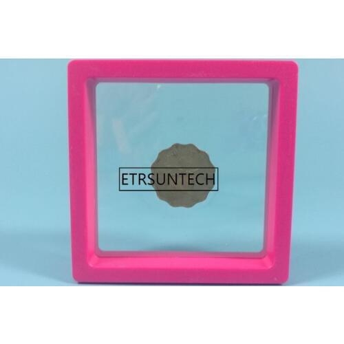 Membrane Jewelry Case Ring Pendant Display Stand Holder Protect Jewellery Stone Floating Presentation Box 9*9*2cm 100pcs