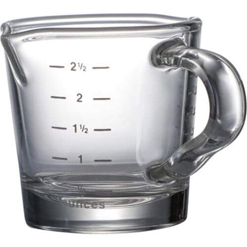 1Pcs Glass Measuring Cup Kitchen Accessories Mini Measurement Scales Cup Easy Measure Liquid Powder Milk Cups for Cooking Baking