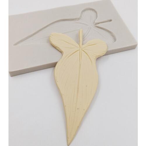 Minsunbak Leaf Silicone Mold Cake Decorating Fondant Mold Chocolate Gumpaest Mold DIY Baking Tools