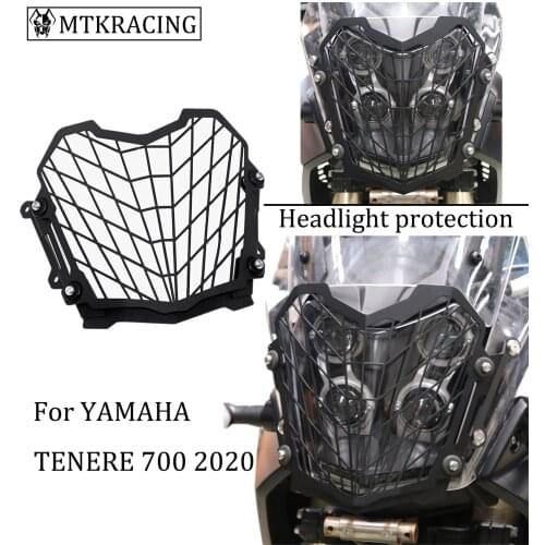 Mtkracing FOR YAMAHA TENERE 700 Headlight grille decorative protective cover protective cover 2019-2020