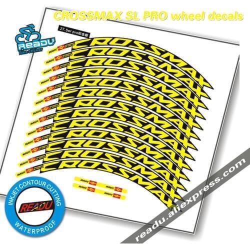 MAVIC CROSSMAX SL PRO MTB wheel sticker width 18mm PRO bicycle wheel decals bike stickers for two wheels decals