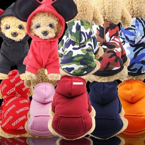 Pet Clothes for Dogs Coat Jackets Cotton Dog Clothes Puppy Pet Overalls for Dogs Costume Cat Clothing Pets Outfits Dog Hoodies