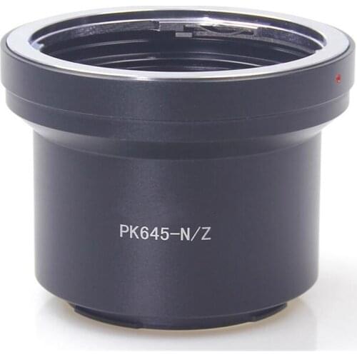 P645-Z Lens Mount Adapter Ring for Medium Format Pentax 645 P645 PK645 Lens & Nikon Z7 Z6 II Z5 Z50 Camera Body Adaptor P645-NZ