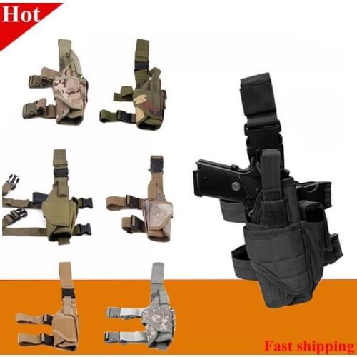 Tactical Tornado Leg Holster Glock Airsoft Pistol Gun Drop Leg Holster Pouch Adjustable Magic Strap Holster For Universal Gun