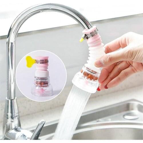 1PCS Random Color Kitchen Faucet Nozzle Plastic Professional Faucet Swivel Sprayer Water Tap Head Sprayer Filter Diffuser