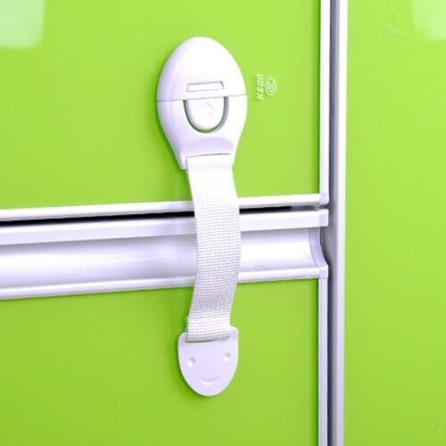 1Pcs Safety Lock Baby Child Safety Care Plastic Lock with Baby Baby Protection Drawer Door Cabinet Cupboard Toilet