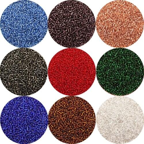 150Pcs/Bag 4mm 6/0 Plated Glass Spacer Seed Beads Gold Round Opaque Cezch Glass Seed Bead Handmade Jewelry DIY Garment Beads