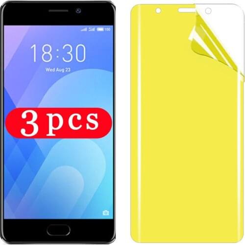 3Pcs 100D soft full cover hydrogel film for meizu 16 16th plus 16x 16xs 16s pro phone screen protector protective film Not Glass