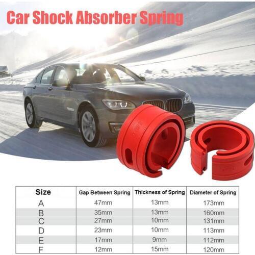 2PCS Car Shock Absorber Spring Bumper Power A/B/C/D/E Type Cushion Buffer Auto Springs Bumpers For Toyota Camry For Yaris