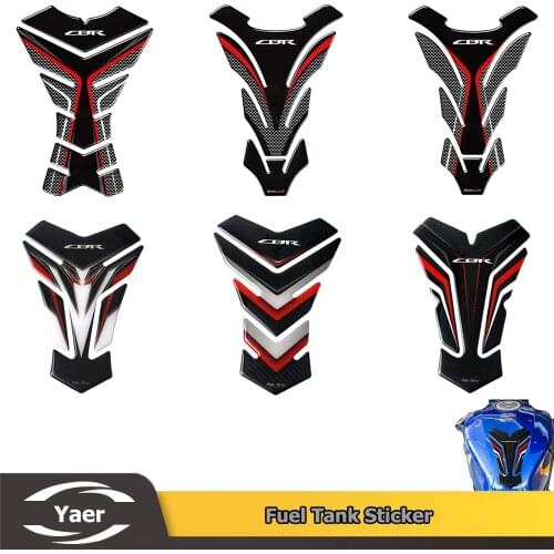 For HONDA CBR 250 500R 600 900 1000 F4 F4I 919 929 954 Motorcycle Carbon Fiber Fuel Tank Pad Protection Sticker Fuel Tank Decal