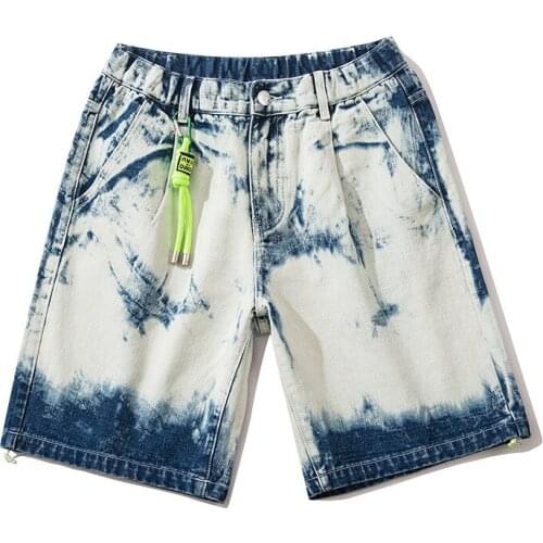 Plus Zise 5XL Light Blue Short Jeans Men Summer New Big Pocket Straight Denim Shorts Male Brand Clothes