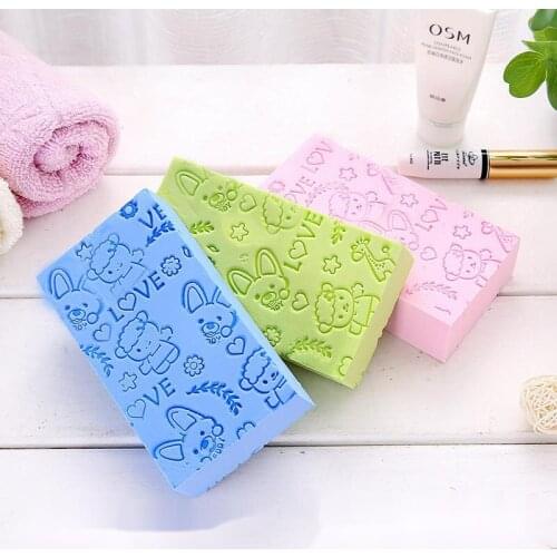 Bath Sponge For Bathroom Body Cleaning Wash Skin Remover Dead Exfoliating Massager Scrub Shower Brush Bathroom Accessories