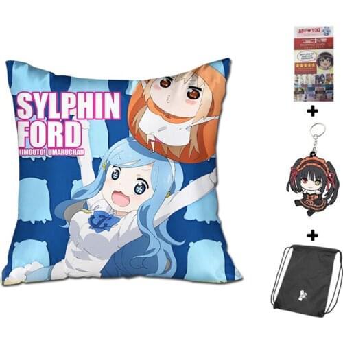 Hobby Express Himouto Umaru Chan 40x40cm Square Anime Dakimakura Throw Pillow Cover GZFONG437