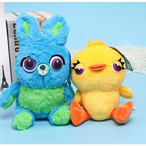 Kawaii Disney Pixar Toy Story 4 Anime Plush Toys Woody Bunny Ducky Alien Soft Stuffed Doll Cartoon Figure Kids Gift Cute Things