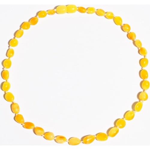 Hot Selling Natural Baltic Amber Beeswax Necklace Baby Chain Children Necklace Jewelry Wholesale
