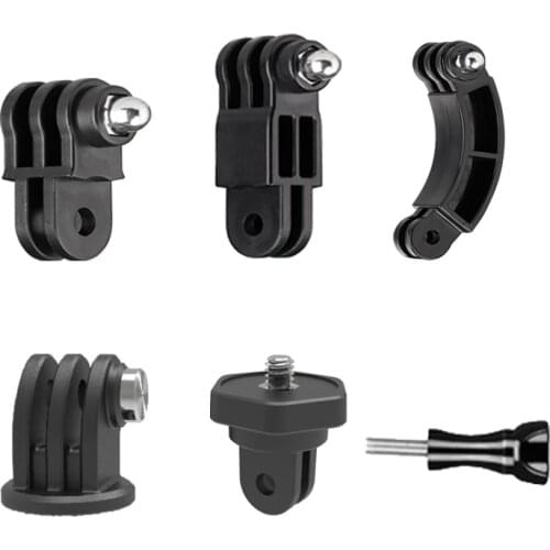 Mini Tripod Mount Adapter 1/4 Screw Head Extension Converter Accessories Mount Monopod Holder for Go Pro Hero 9 8 7 6 5 Yi