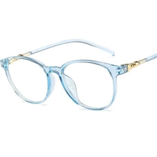Fashion Clear Glasses Frame for Women Vintage Clear frame Round Eye Glasses Female Plastic Transparent Optical Glasses Frames