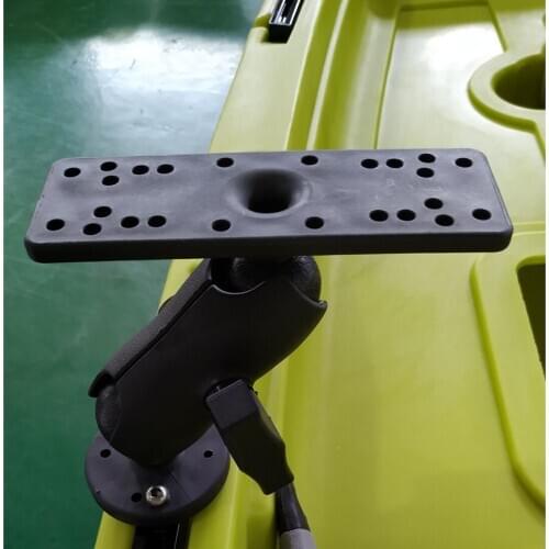 360 Degree Swivel Universal Marine Kayka Electronic Fish Finder Mount Fishfinder GPS Plate Rotating Boat GPSMAP Supporter NEW