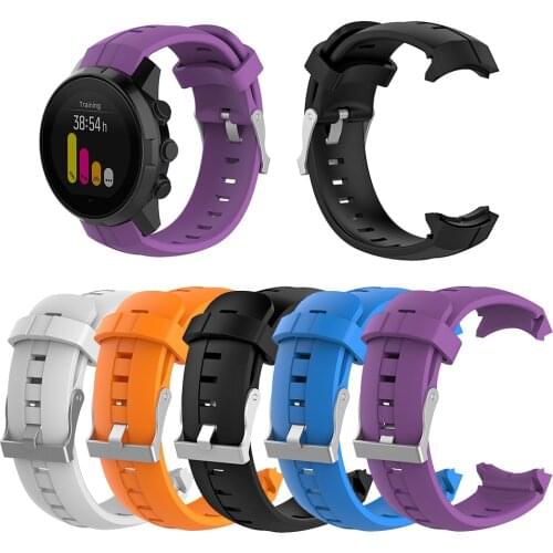 Watch Band Exterior Decoration Parts for SUUNTO AMBIT3 VERTICAL/Spartan SPORT Silicone Replacement Watch Strap Band