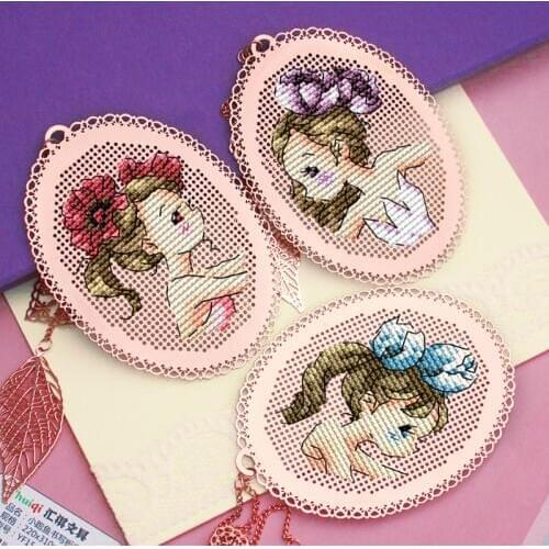 S Little Prince 2 Craft Stich Cross Stitch Bookmark Metal Needlework Embroidery Crafts Counted Cross-Stitching Kit Gift