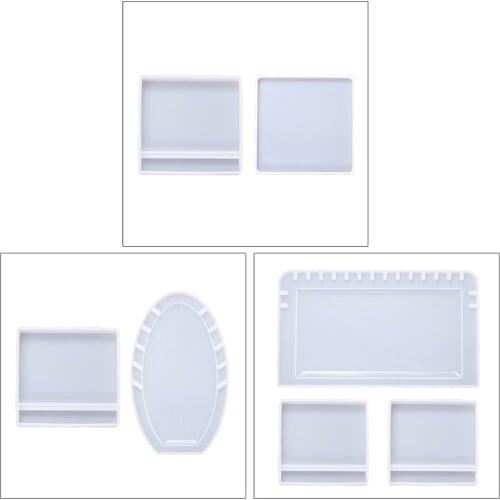 Crystal Epoxy Resin Mold Necklace Display Stand Silicone Mould DIY Crafts Jewelry Pendant Show Rack Casting Tools